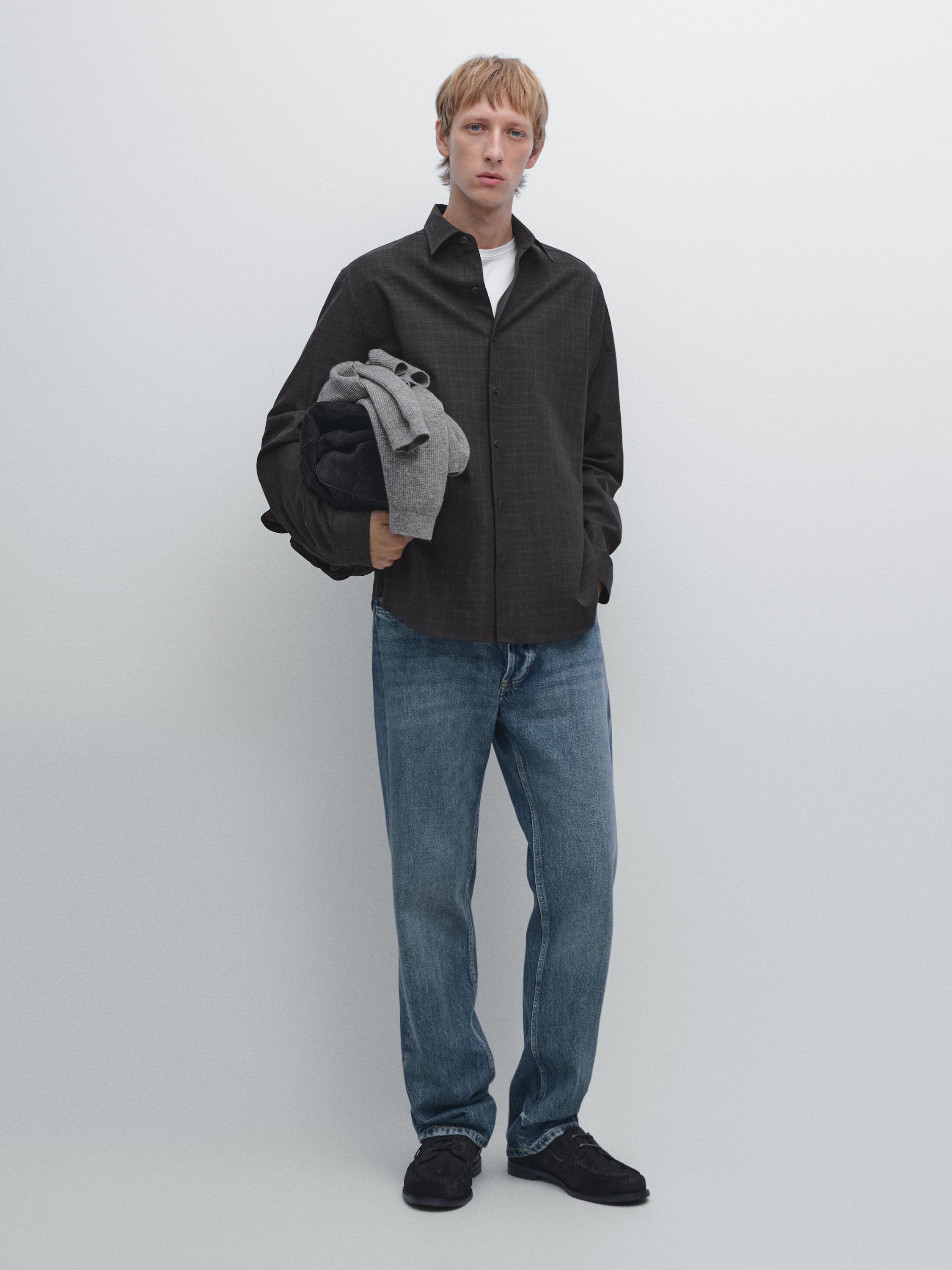 Chemise à carreaux regular fit